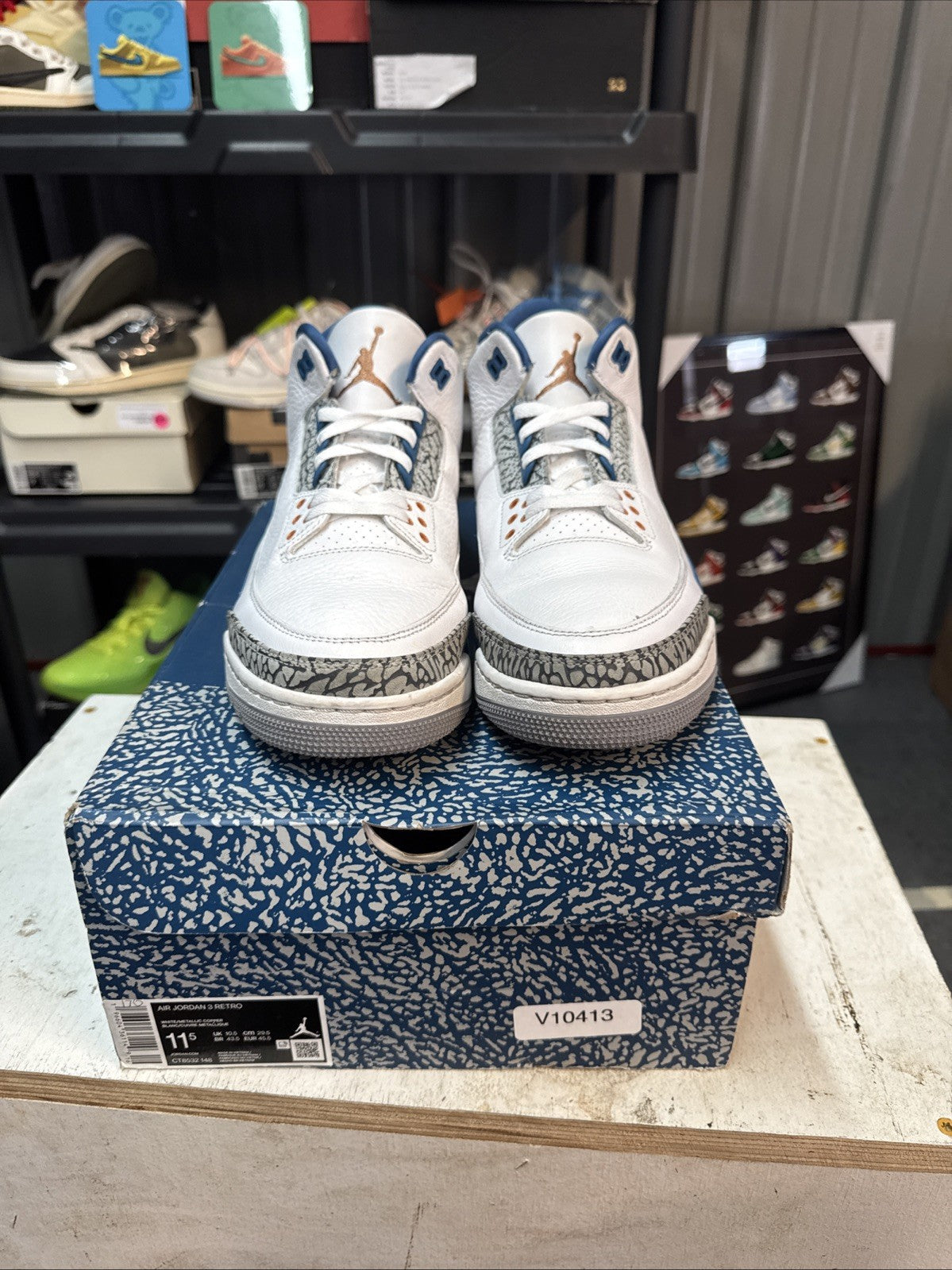 Size 11.5 - Jordan 3 Retro Mid Washington Wizards