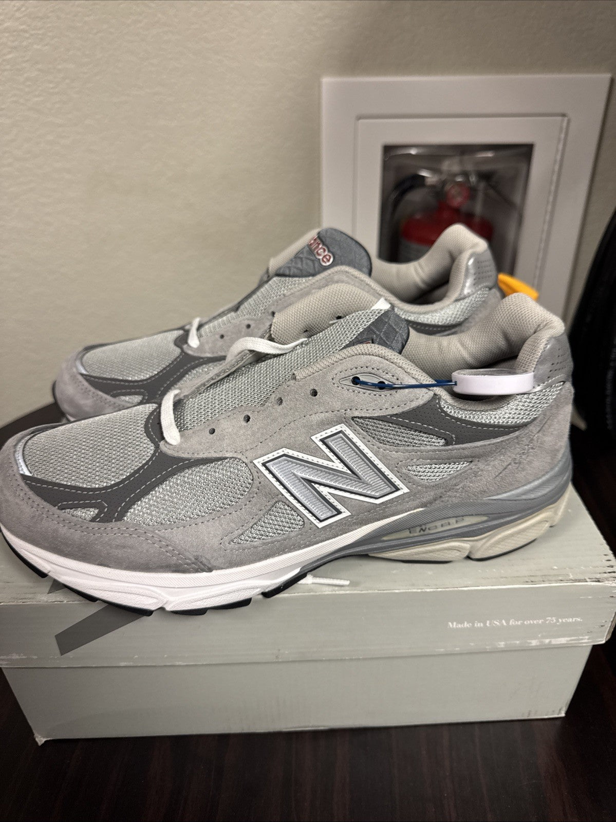 Size 11 - New Balance 990v4 Made in USA Grey Silver