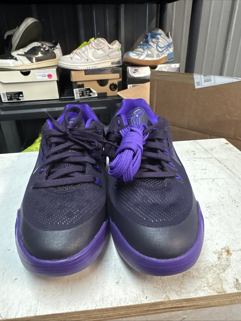 Size 5.5y - Kobe Ix Low Em Gs ‘Purple Dynasty’ | Replacement Box