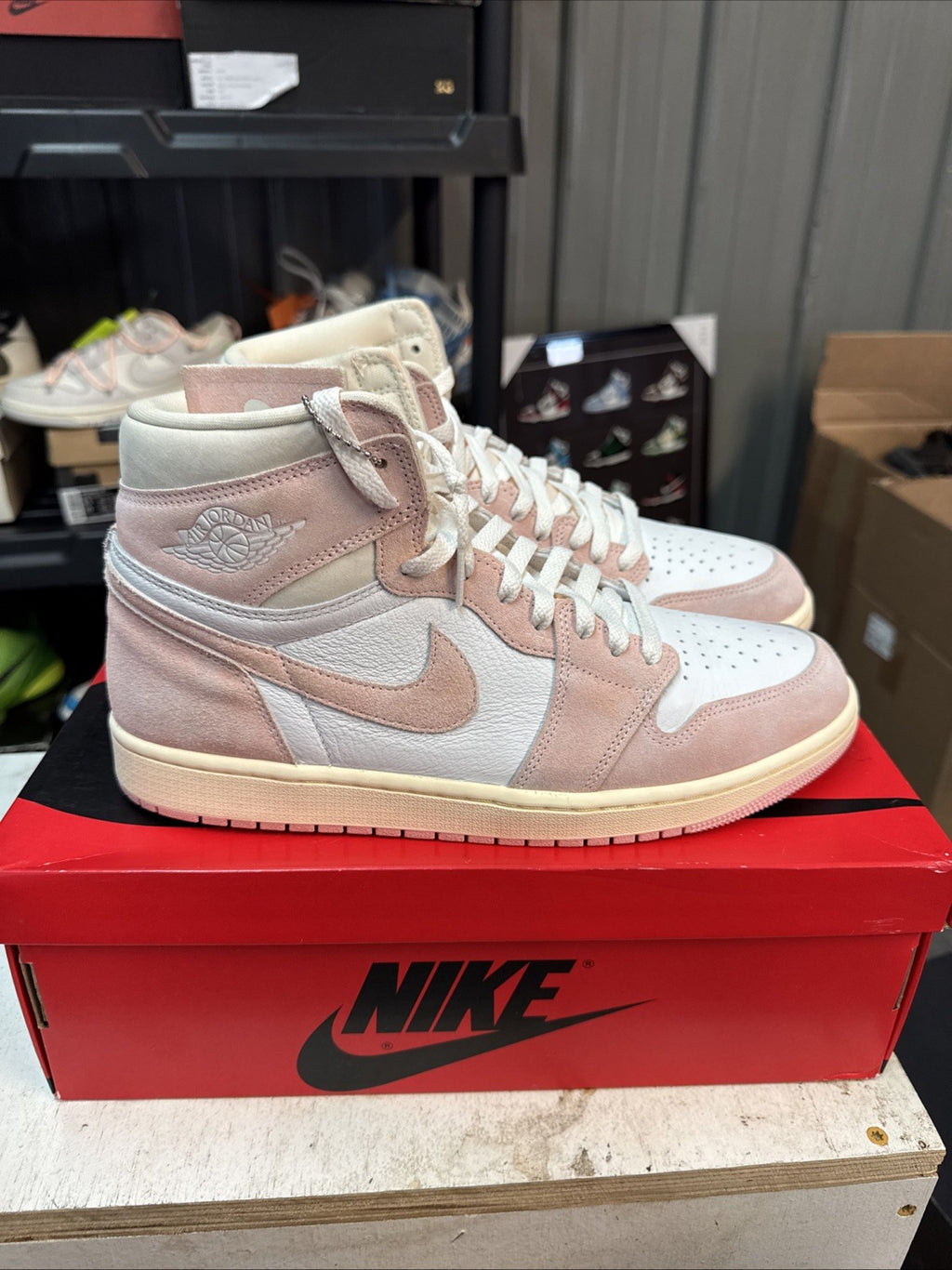 Wmns Size 12 - Air Jordan 1 Retro OG High Washed Pink
