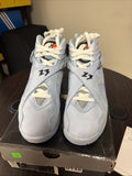 Size 7.5 Women’s - W Air Jordan 8 Retro Ice Blue Silver Orange Blaze 316836-401