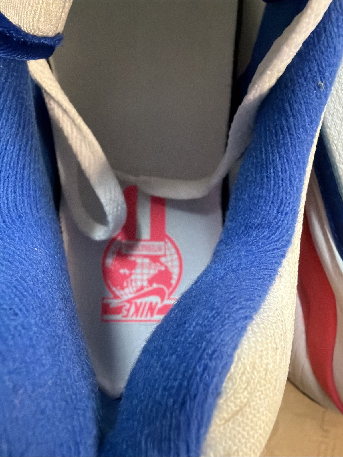 Size 10.5 Nike Air Max 180 EM White Solar Red