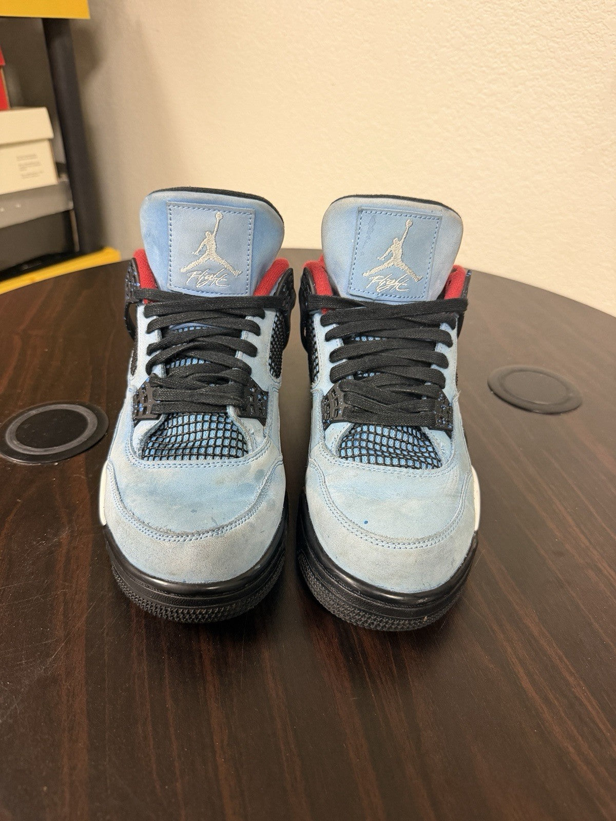 Size 9.5 – Air Jordan 4 Retro Travis Scott Cactus Jack 2018 308497-406 Authentic