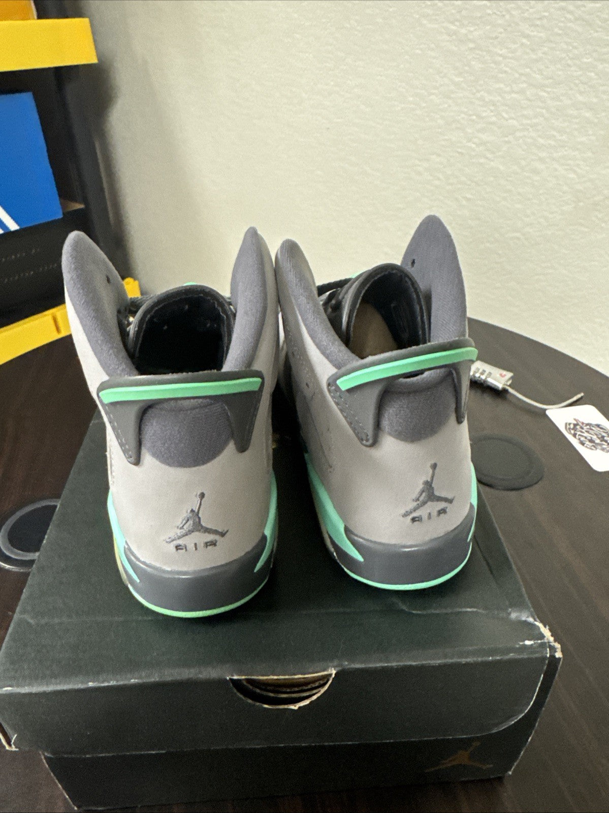 Size 5Y - Jordan 6 Retro GS Green Glow