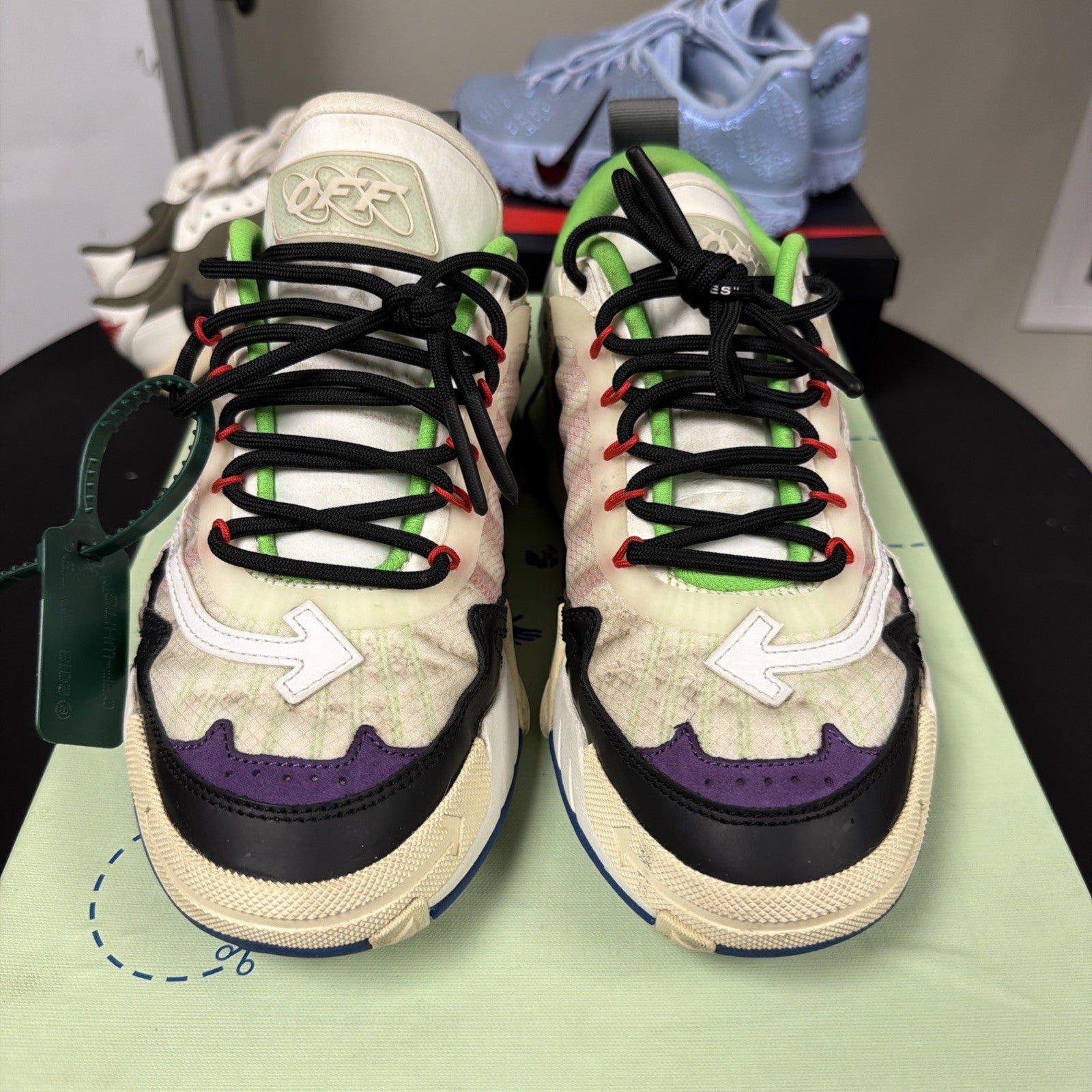 Off-White ODSY-2000 Colorblock White Black Blue Size 8 men /41 Super Clean
