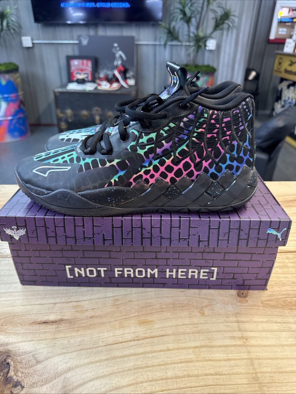 Size 14 - PUMA  X Lamelo Ball Mb.01 TMNT Baxter Stockman | Wore Once