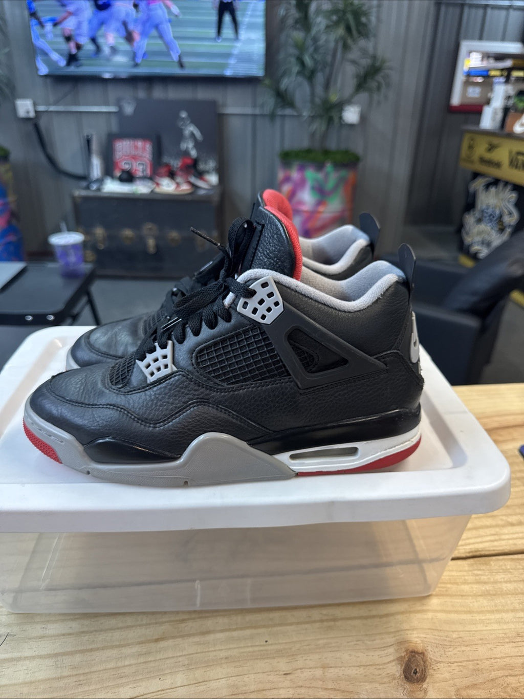 Size 9 - Jordan 4 Retro Bred Reimagined | Replacement Box