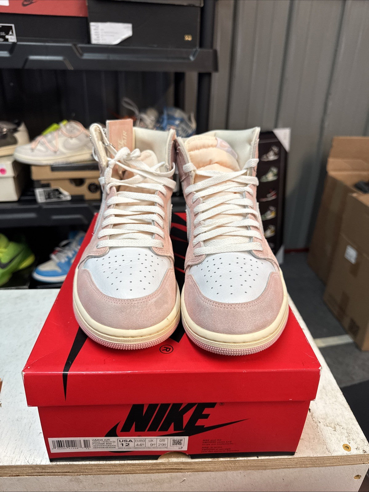 Wmns Size 12 - Air Jordan 1 Retro OG High Washed Pink