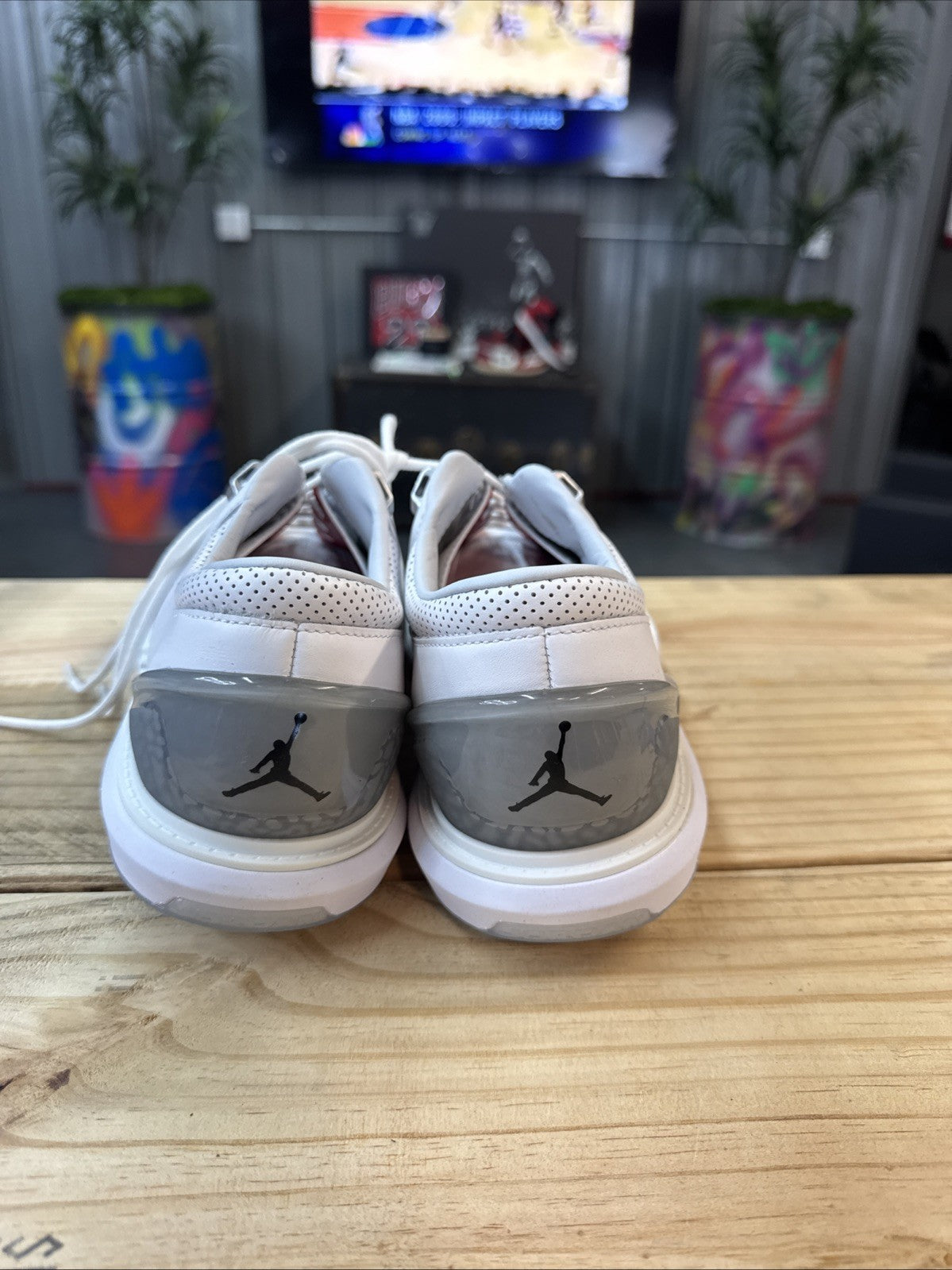 Size 11.5 - Nike Jordan ADG 4 'White Pure Platinum' Golf Shoe | Replacement Box
