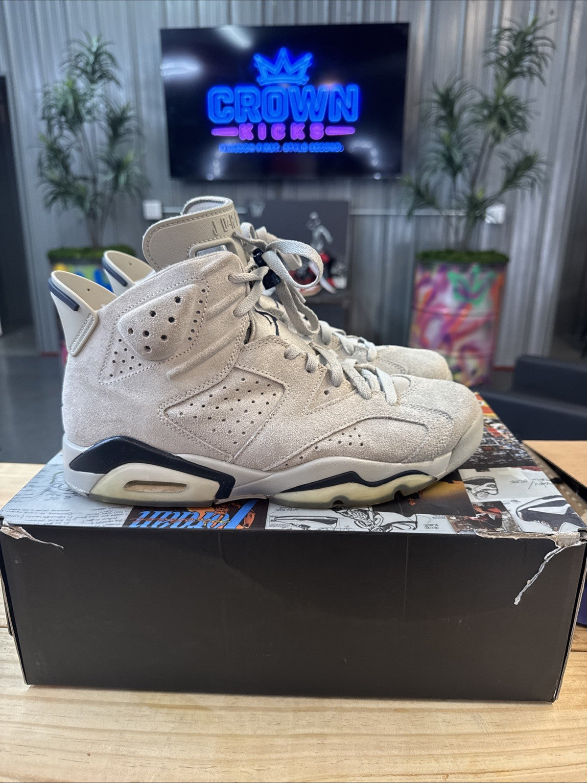 Size 10 - Jordan 6 Retro Mid Georgetown