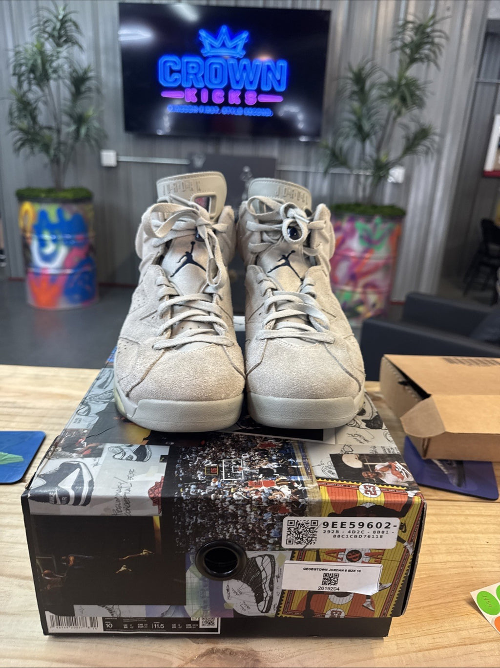 Size 10 - Jordan 6 Retro Mid Georgetown
