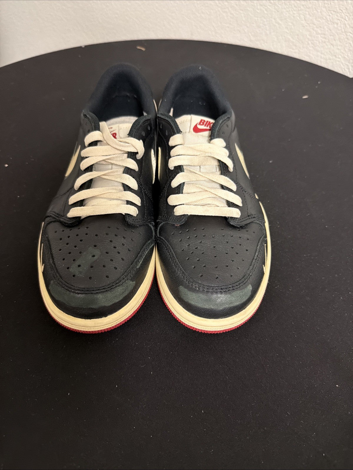 Nike Nigel Sylvester Air Jordan 1 OG Low Better With Time Authentic Used 7.5