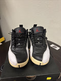 Air Jordan 12 Retro Low Golf Spikes 'Playoffs' Sz 11 Men Black White 308317-004