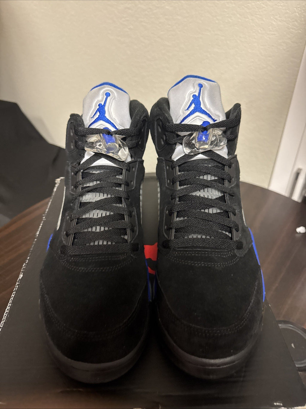 Size 12 M - Air Jordan 5 Retro “Racer Blue” Black/Blue  |   WORN ONCE