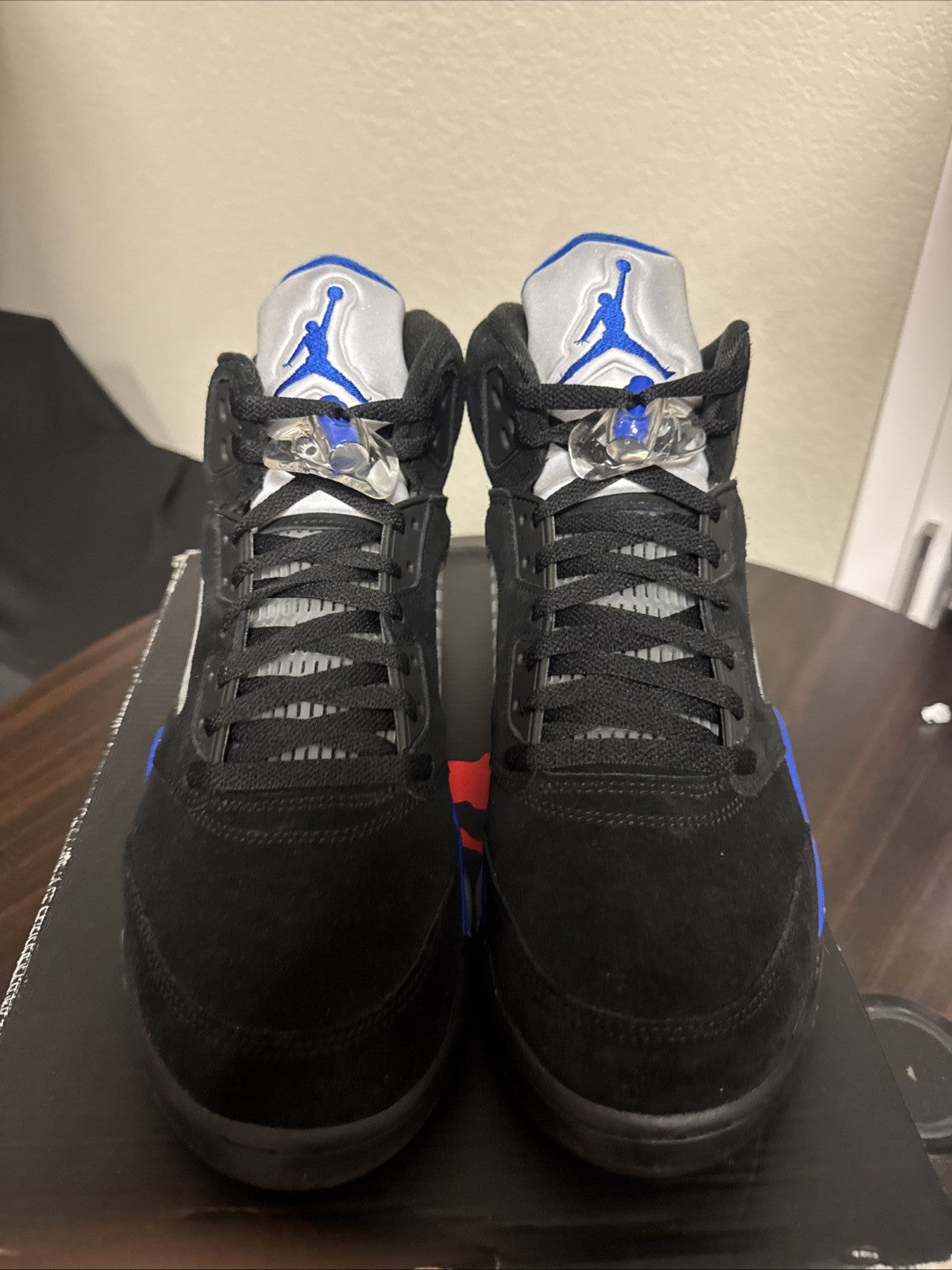 Size 12 M - Air Jordan 5 Retro “Racer Blue” Black/Blue  |   WORN ONCE