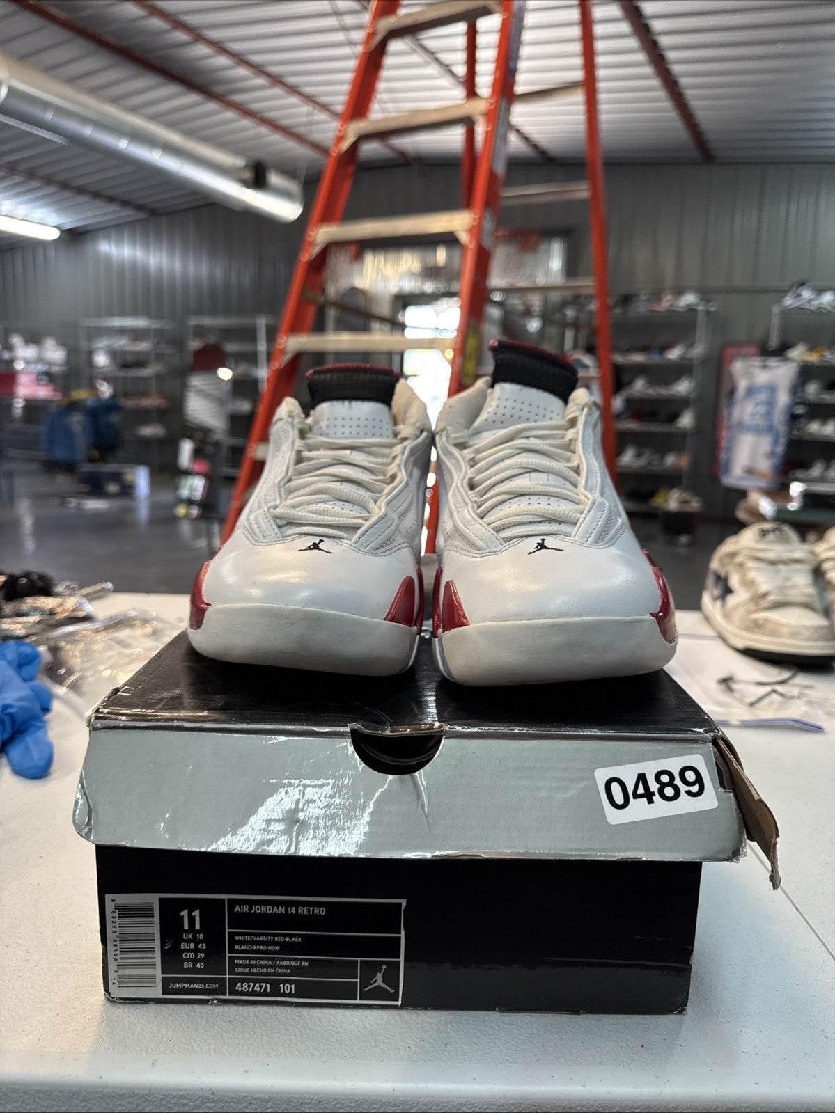 Size 11 - Jordan 14 Retro Candy Cane 2012