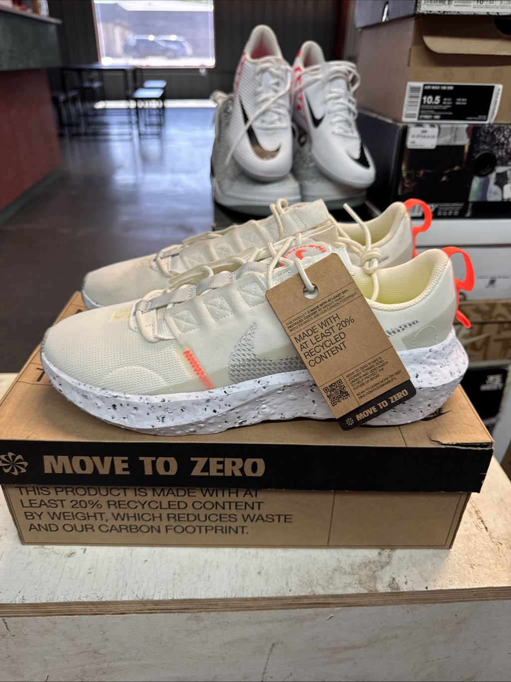 Size 11.5 - Nike Crater Impact Summit White Crimson