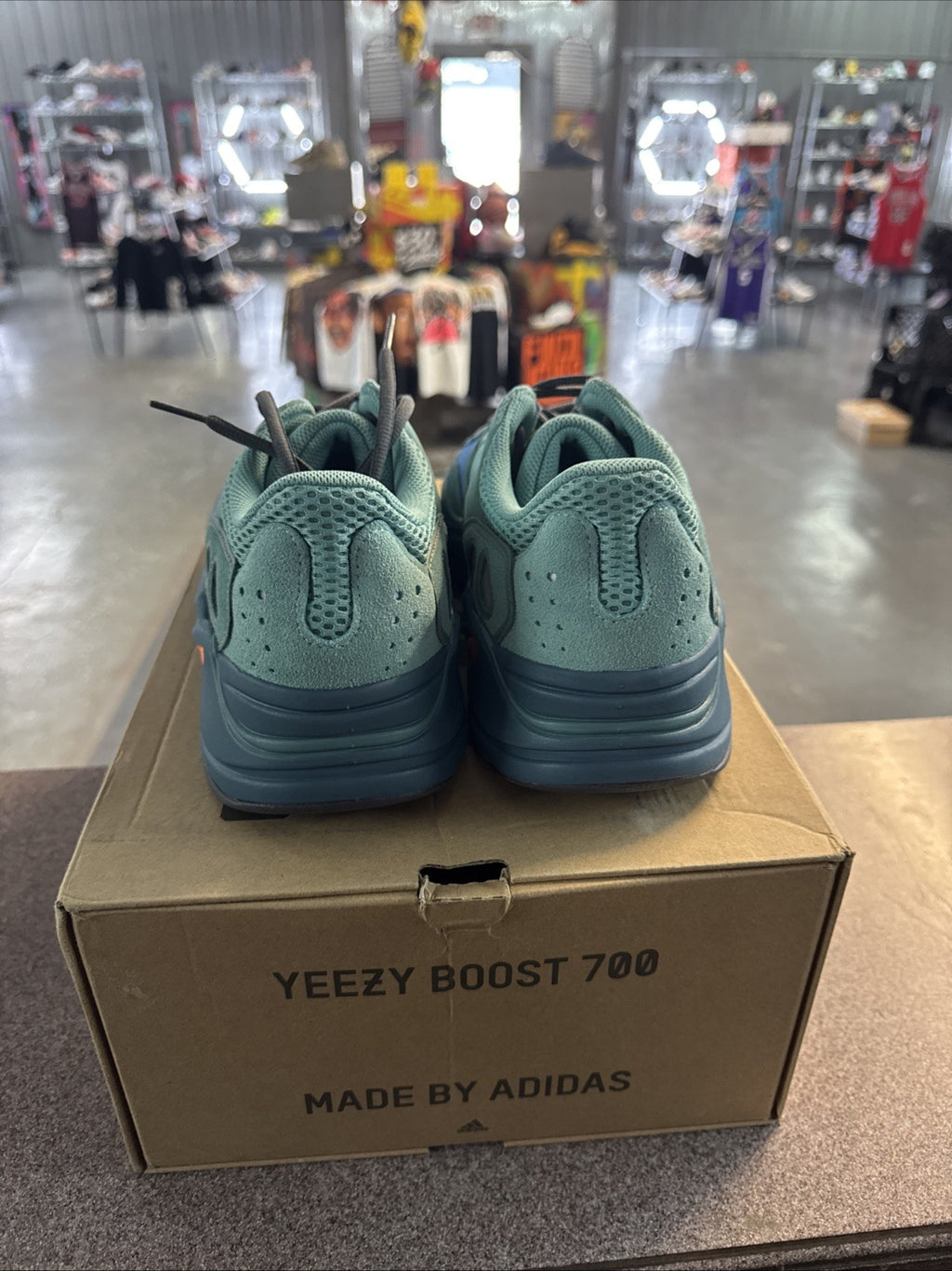 Size 11 - Adidas Yeezy Boost 700 Faded Azure | Wore Once