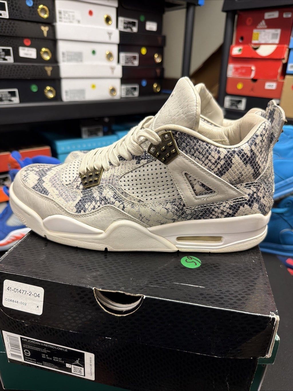 Size 9 - Air Jordan 4 Retro Premium Snakeskin