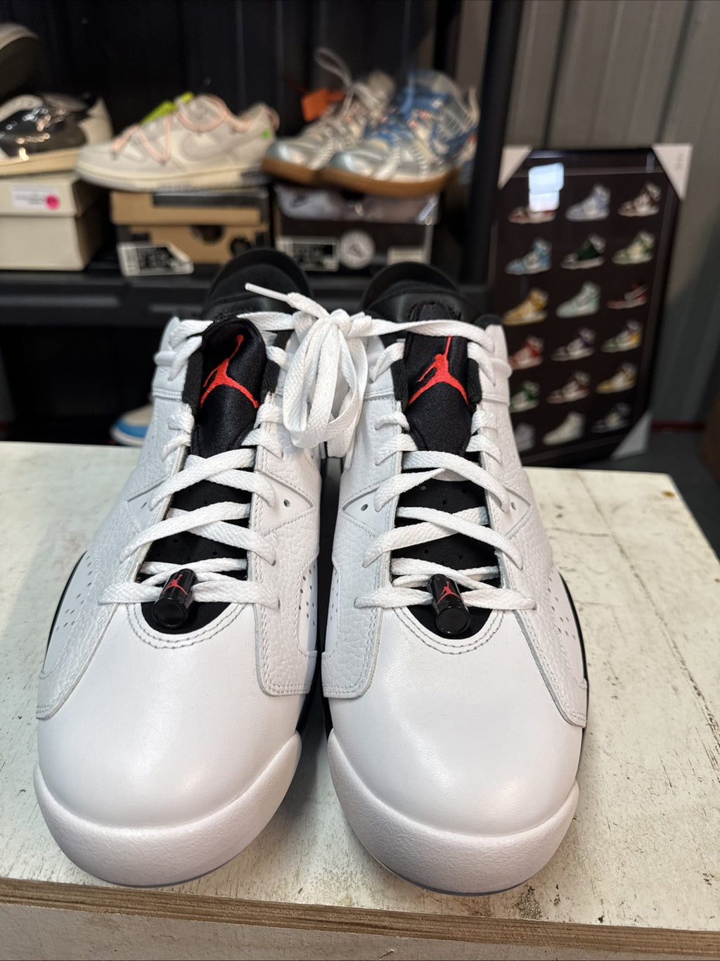 Size 12 - Air Jordan 6 Retro Golf Low White Infrared | Replacement Box