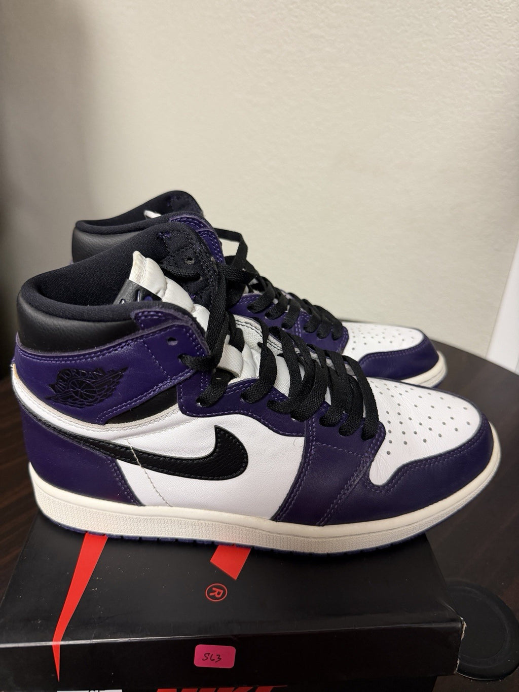 Size 9 - Air Jordan 1 Retro OG High Court Purple