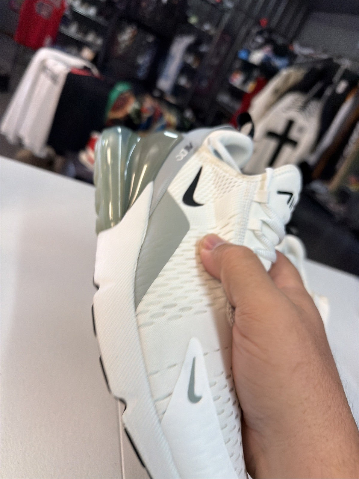 Nike Air Max 270 White Black Oreo Panda Running Shoes AH8050-100 Size 11.5