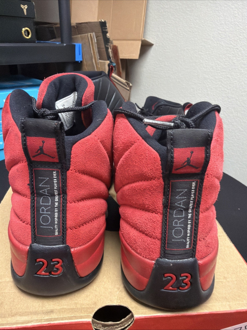 Size 9 - Jordan 12 Retro Reverse Flu Game 2020
