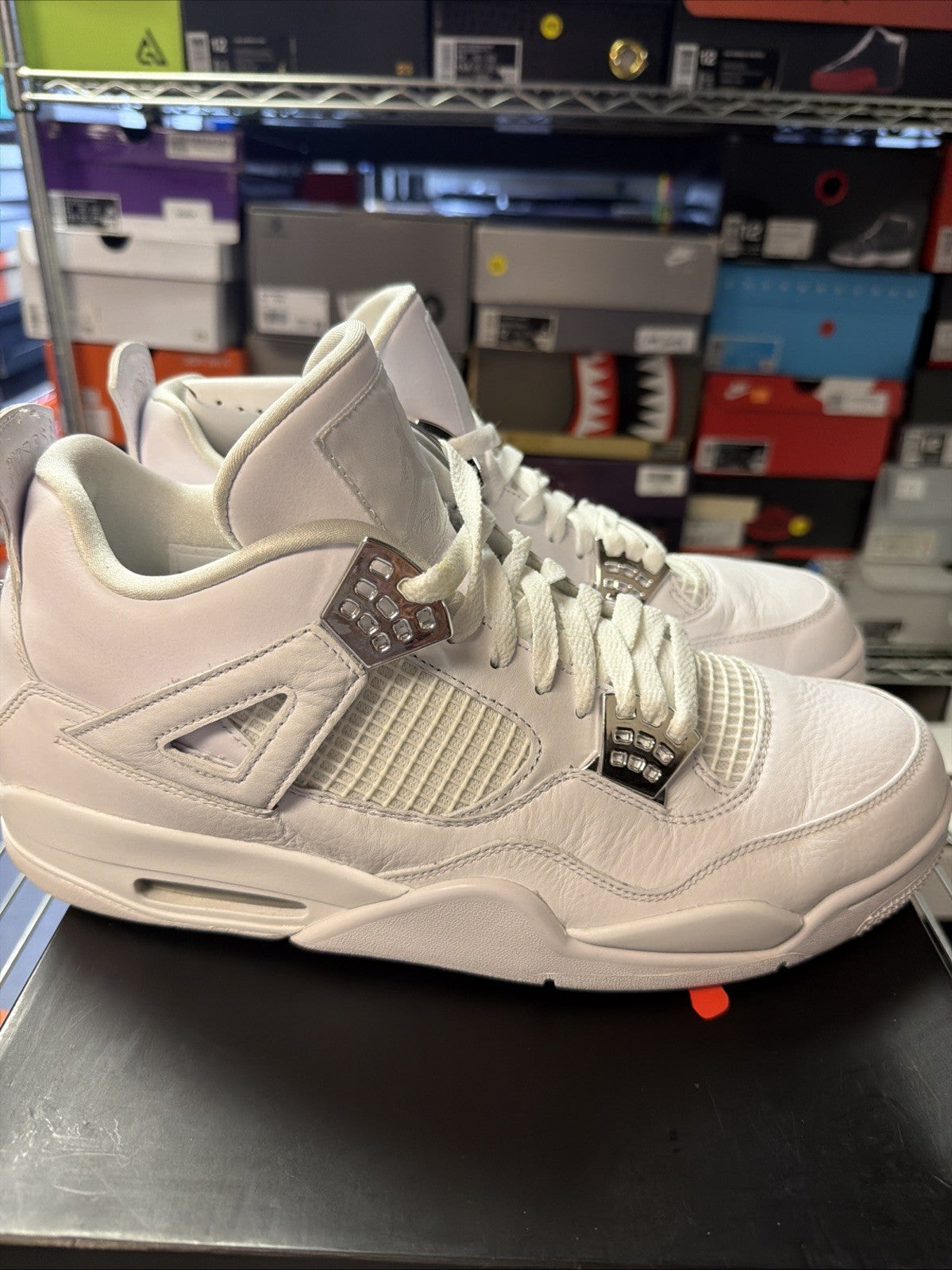 Nike Air Jordan 4 Retro Mid Pure Money Size 13 308497-100