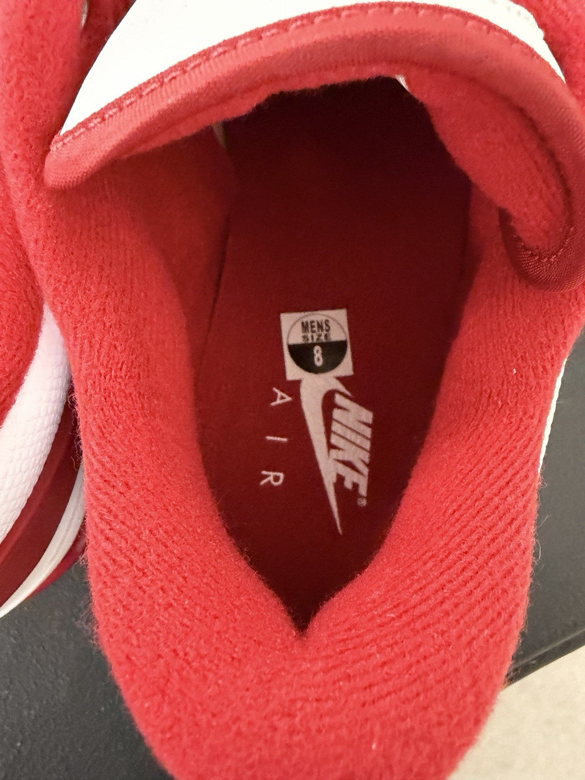 Size 8 - Air Jordan 2/3 White Varsity Red