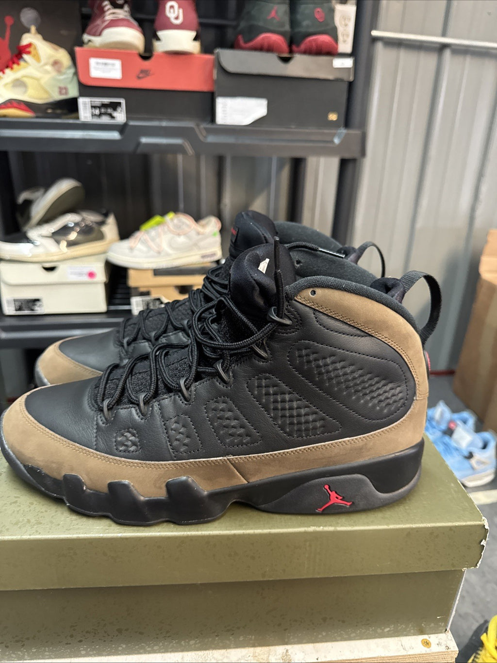 Air Jordan 9 Olive 2024 Size 13 | Replacement Box