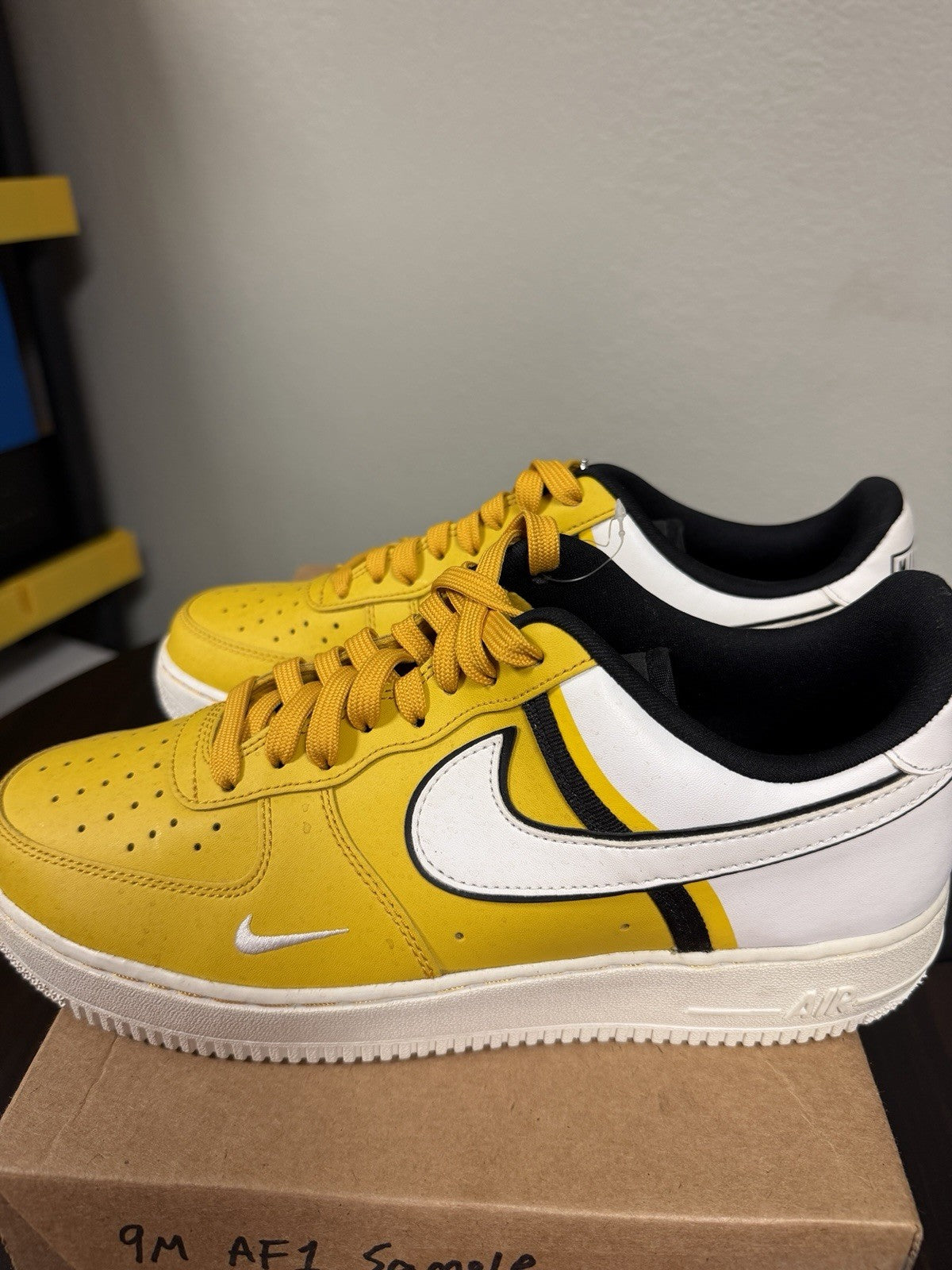Nike Air Force 1 Low '07 LV8 “Dark Sulfur” CI0061-700 Shoes SAMPLE PAIR!!!