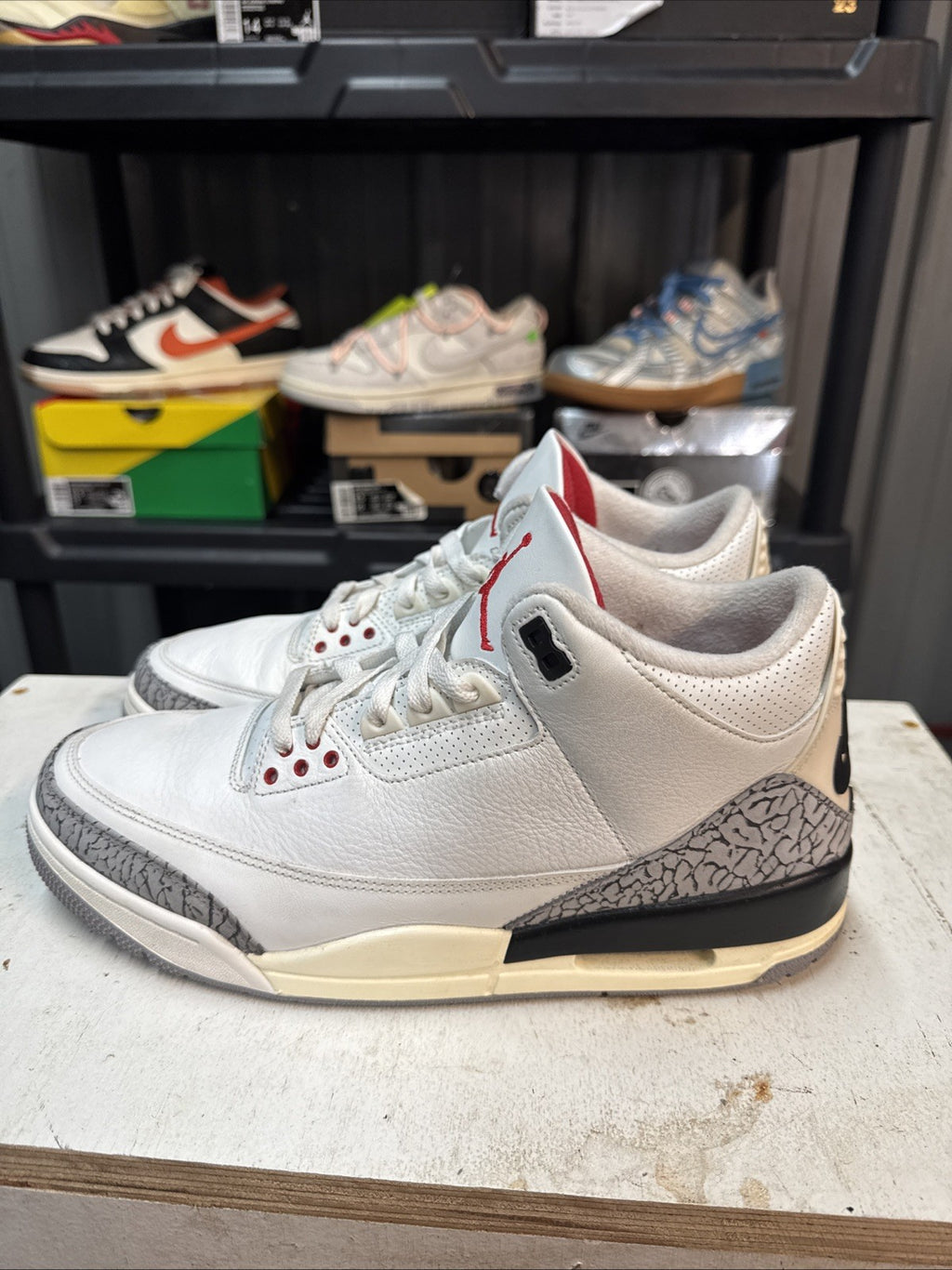 Size 11 -Jordan Air Jordan 3 Retro White Cement | No Box