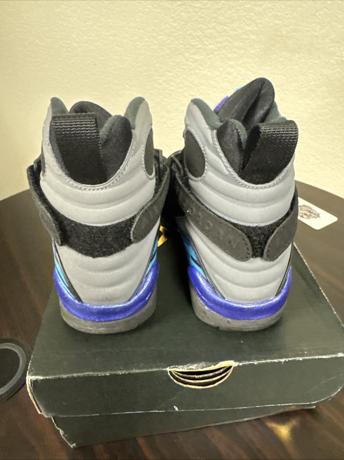 Size 5Y - Jordan 8 Retro Aqua 2015
