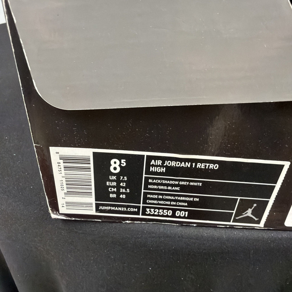 Air Jordan 1 Retro High OG 'Shadow' 2018 Size 8.5 DS NEW 555088-013