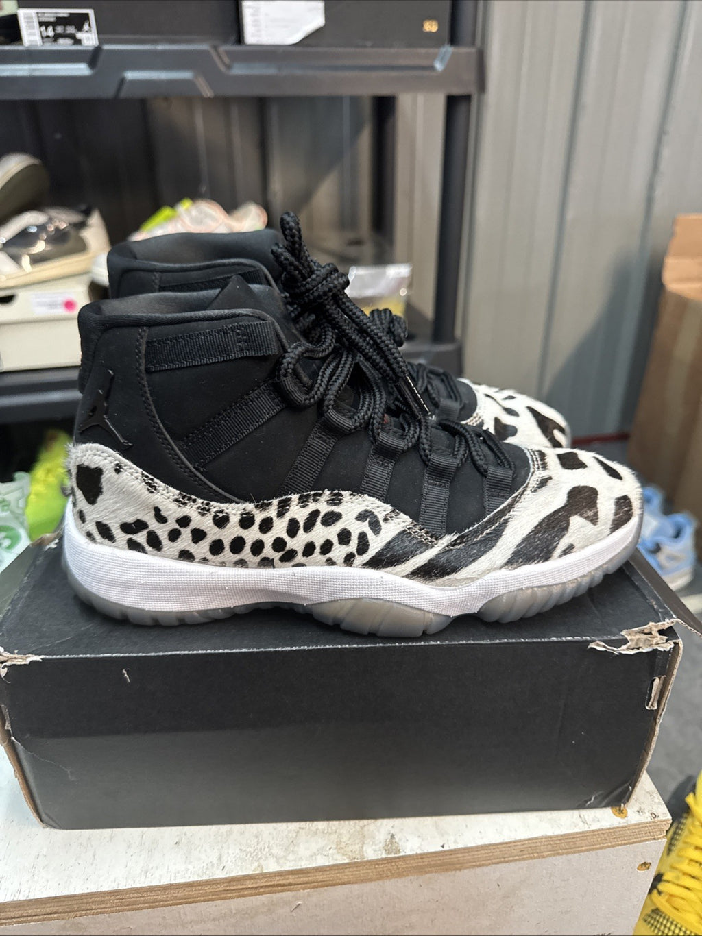 Size 9W - Jordan Retro 11 Animal Instinct | Worn Once - Replacement Box