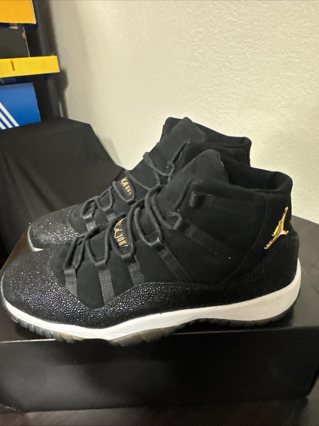 New Air Jordan 11 Retro Prem HC “Black Stingray” Size 10Y/WMNS 11.5  |  No Box
