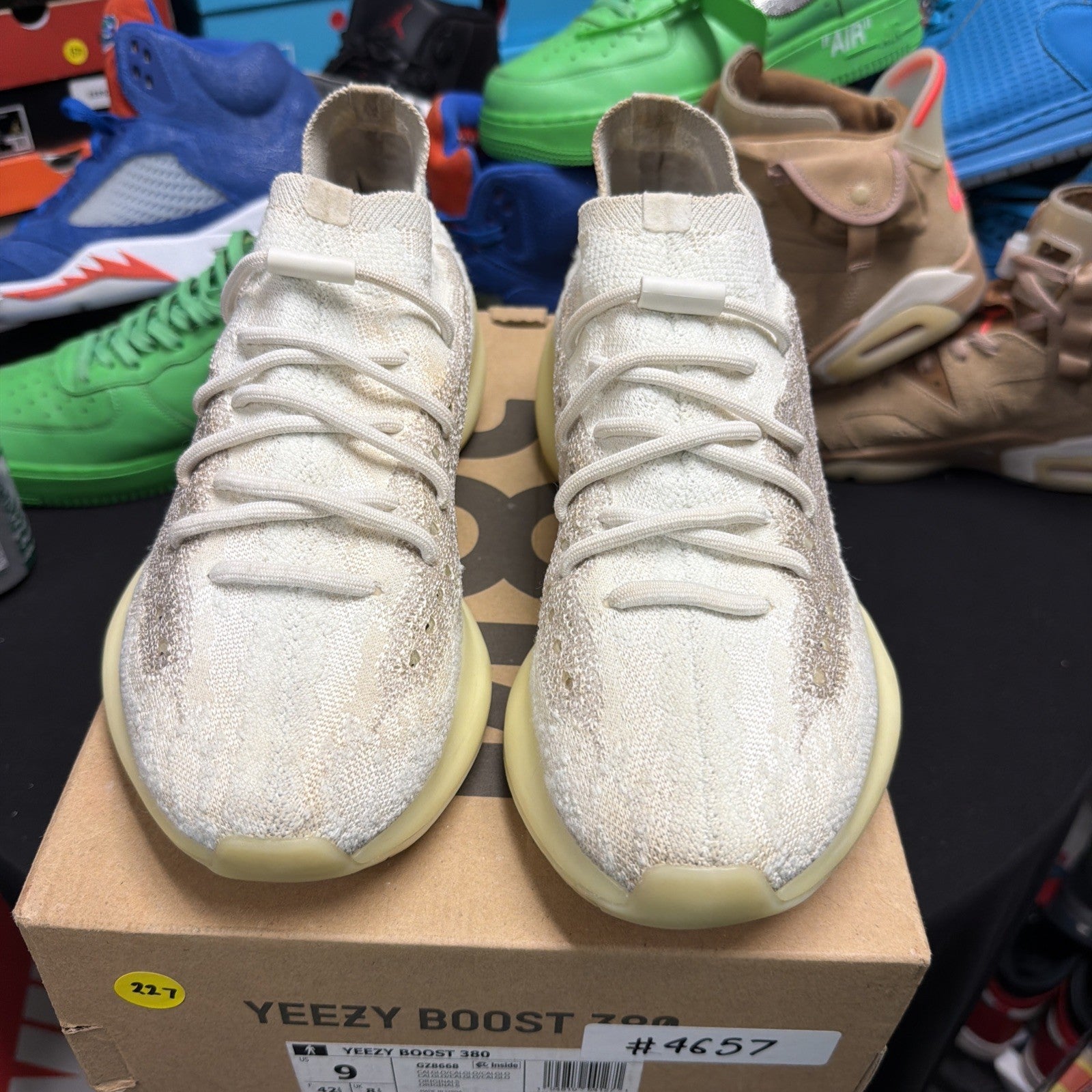 Size 9 - adidas Yeezy Boost 380 Calcite Glow (227)