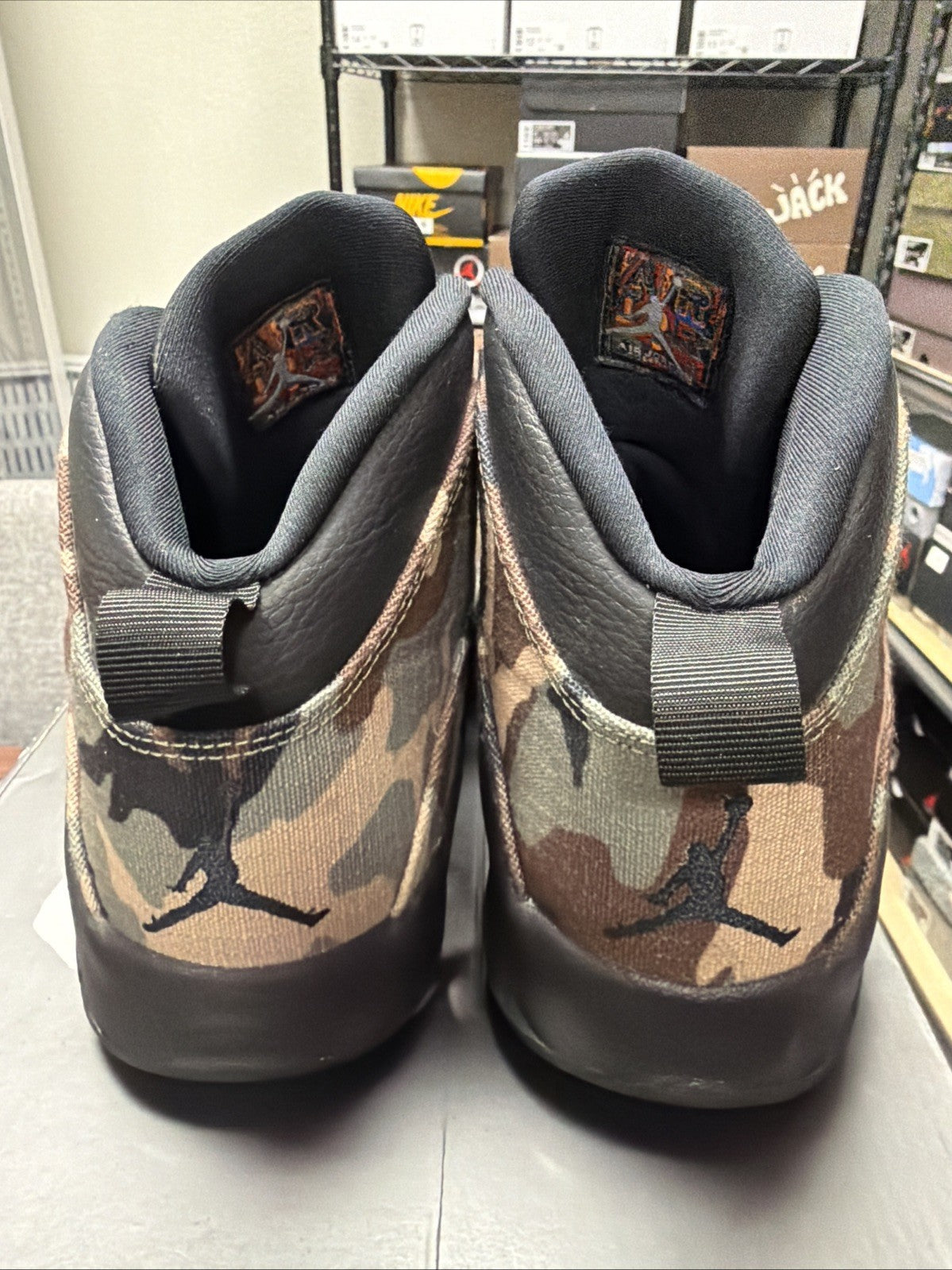 Size 10 - Air Jordan 10 Retro Woodland Camo