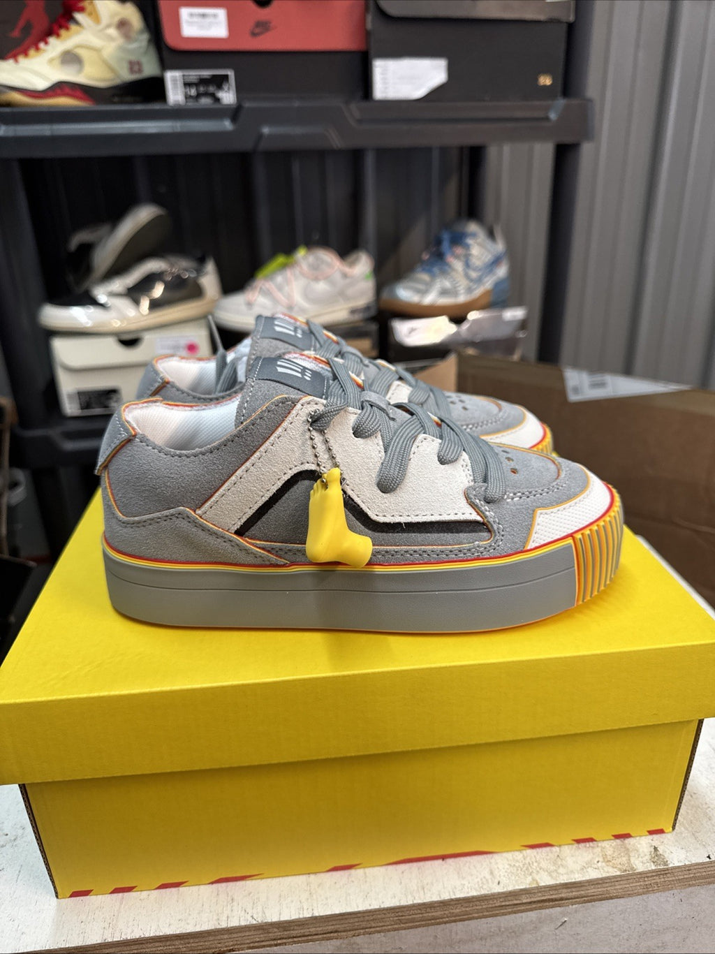 Size 4 - MSCHF Gobstomper Graylag Goose Edition