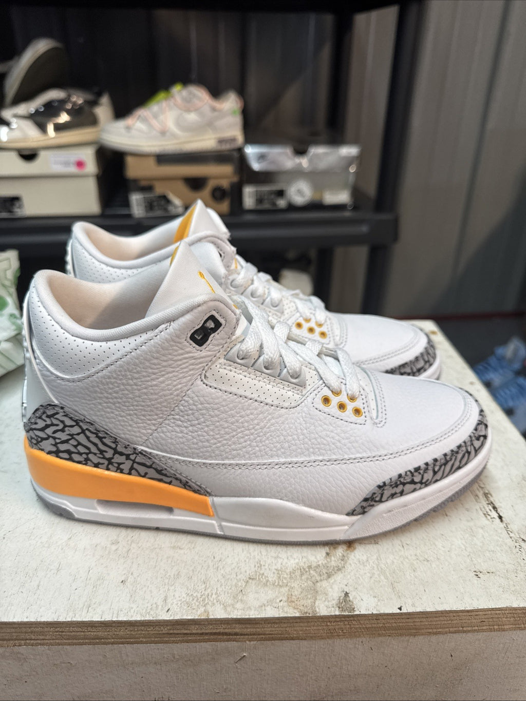 Size 7.5W - Air Jordan 3 Retro Laser Orange | Replacement Box