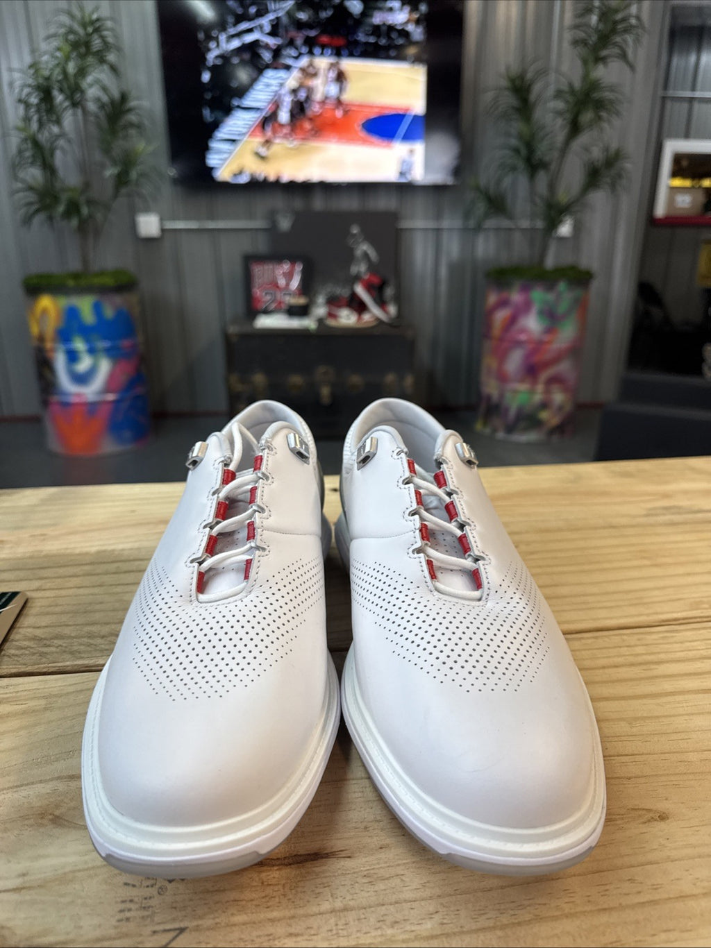 Size 11 - Nike Jordan ADG 4 'White Pure Platinum' Golf Shoe | Replacement Box