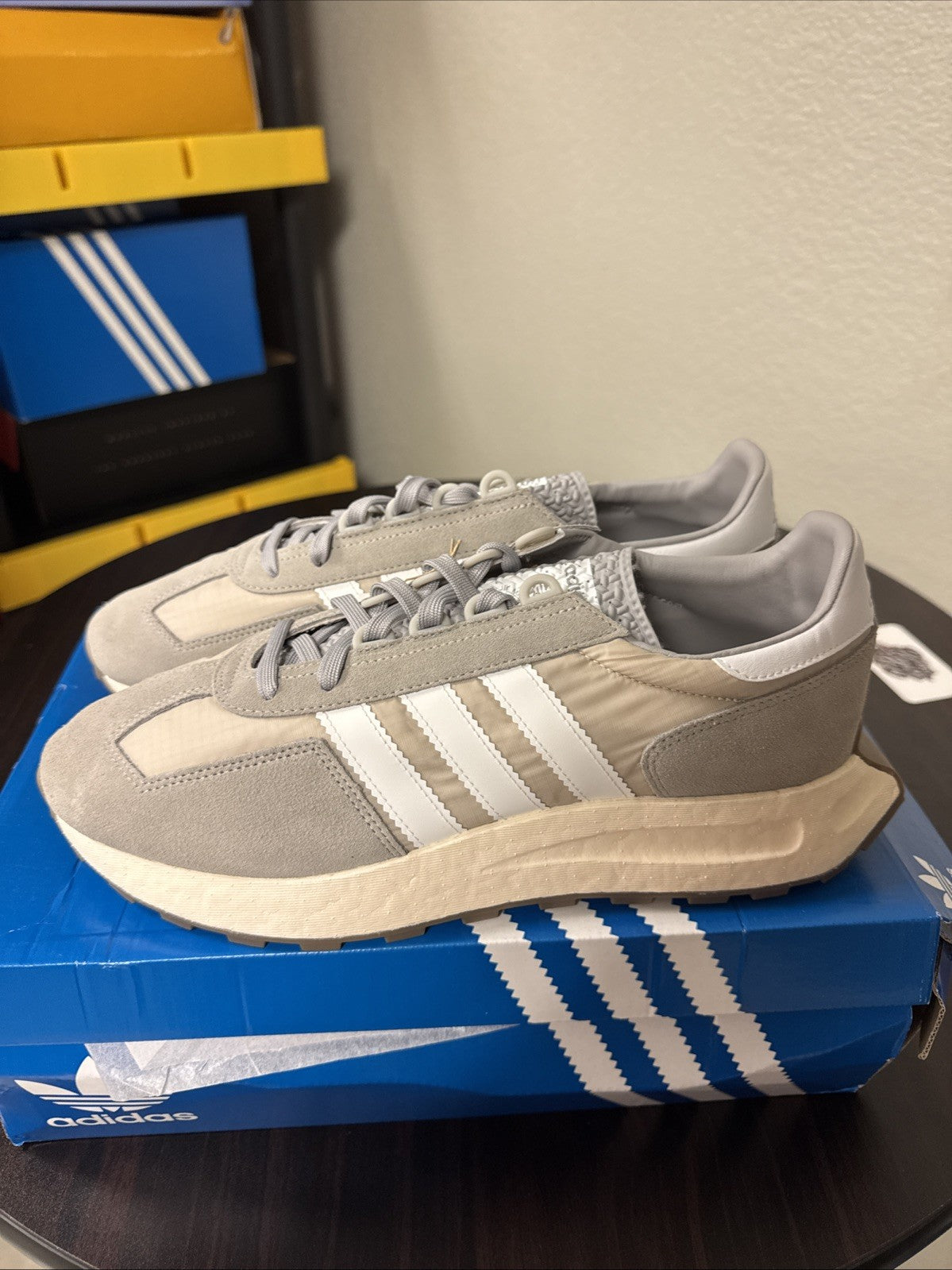 Size 11 - Adidas Originals Retropy E5 Running Shoes Gray Q47101 Unisex Size