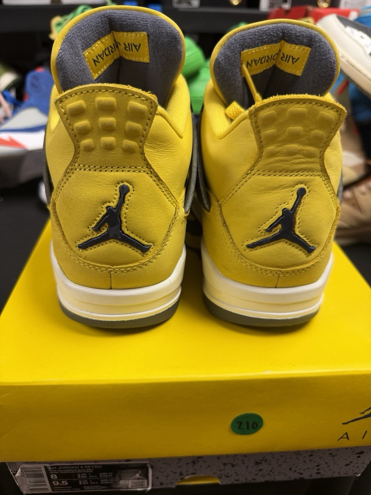Size 8 - Nike Air Jordan 4 Retro Lightning 2021 Men's Shoes (210)