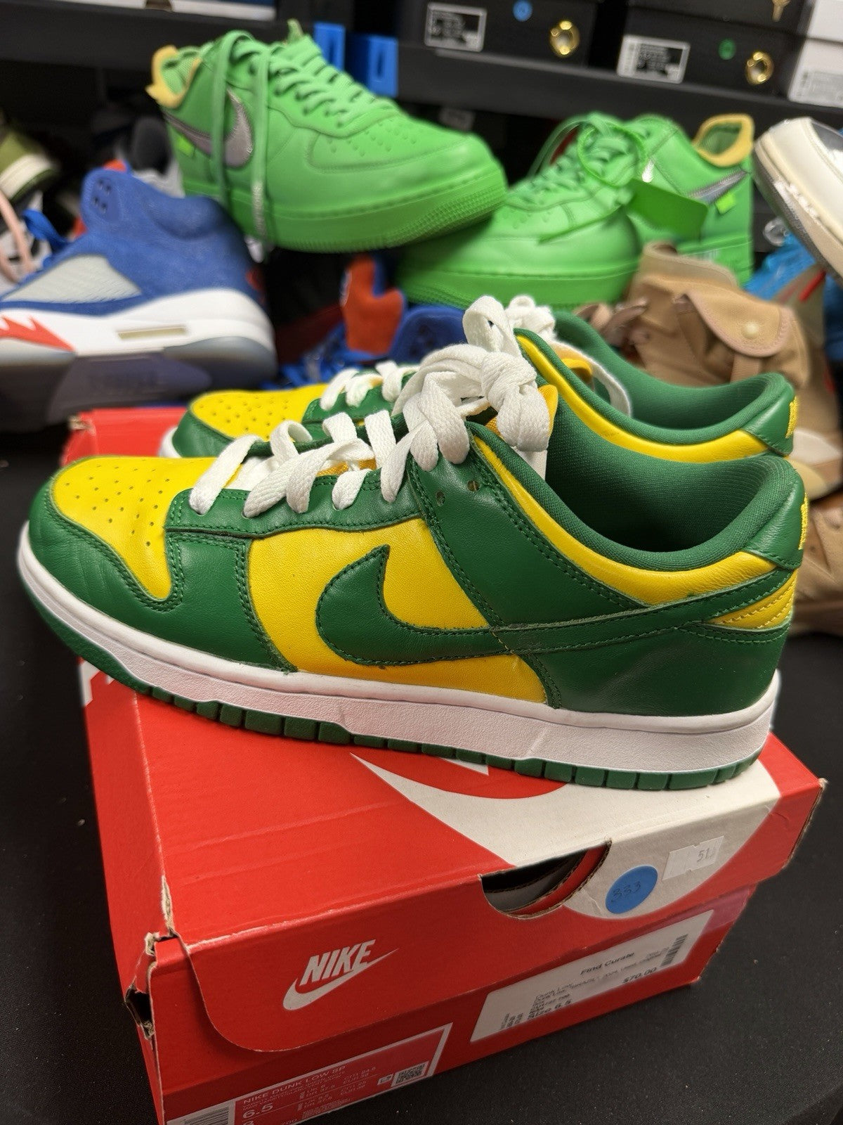 Nike Dunk Low SP 'Brazil' 2020 CU1727-700 Men's Shoes (333)