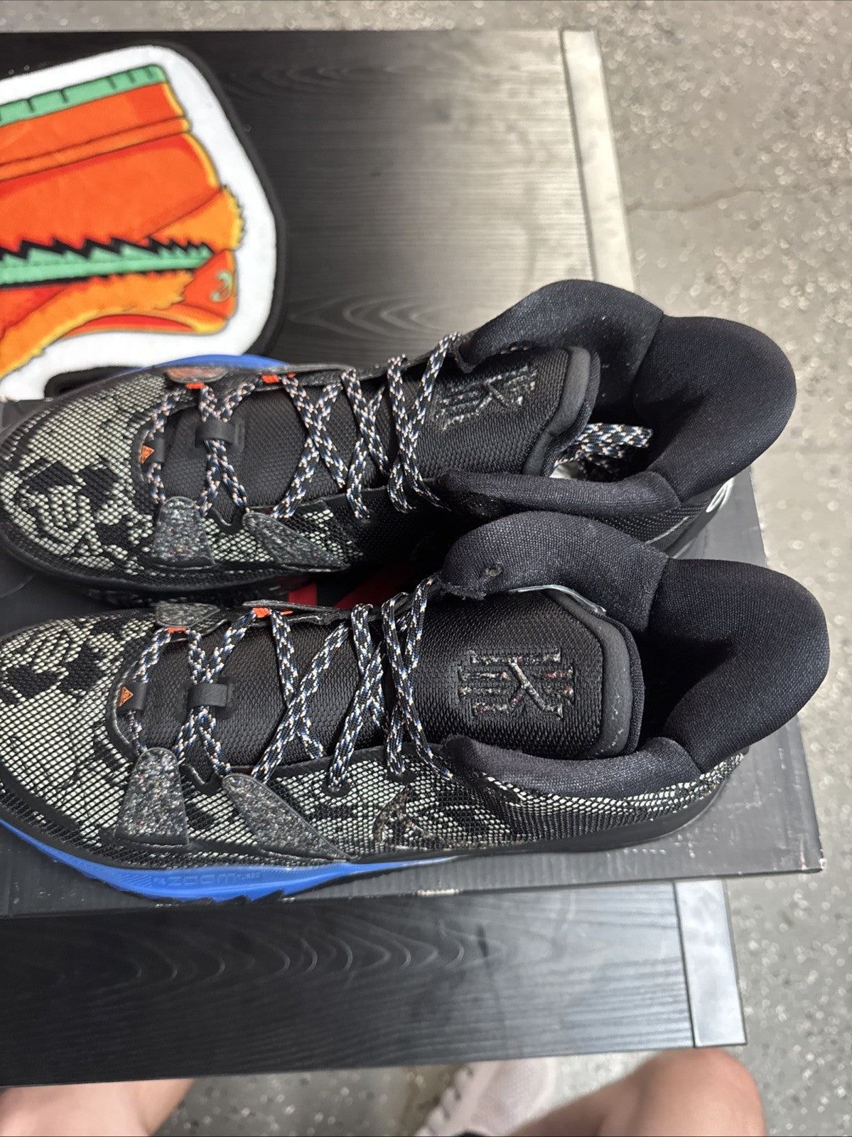 Size 12 - Nike Kyrie 7 Black Blue