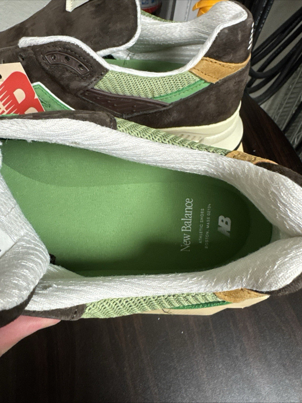 New Balance 998 Made in USA x Teddy Santis Low Brown Green - U998BG