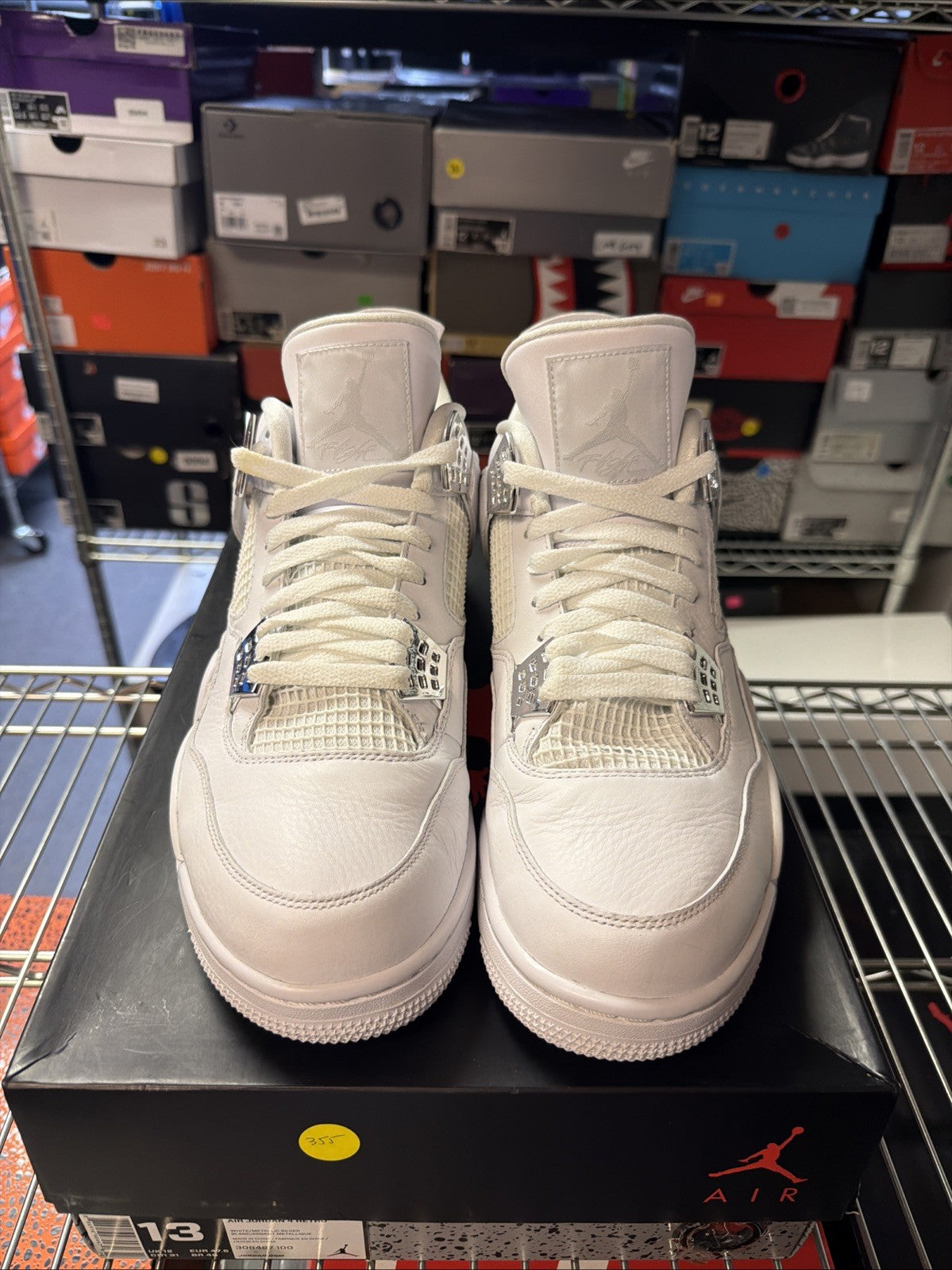 Nike Air Jordan 4 Retro Mid Pure Money Size 13 308497-100