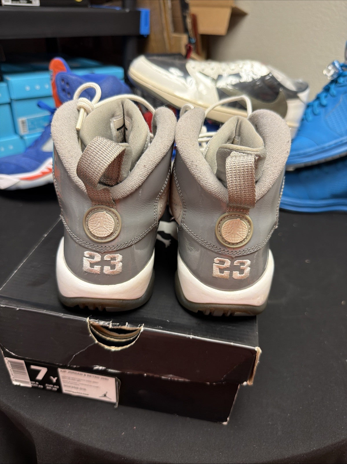 Size 7Y - Nike Air Jordan 9 Retro “Cool Grey” GS Shoes 302359-015 Ships Fast!