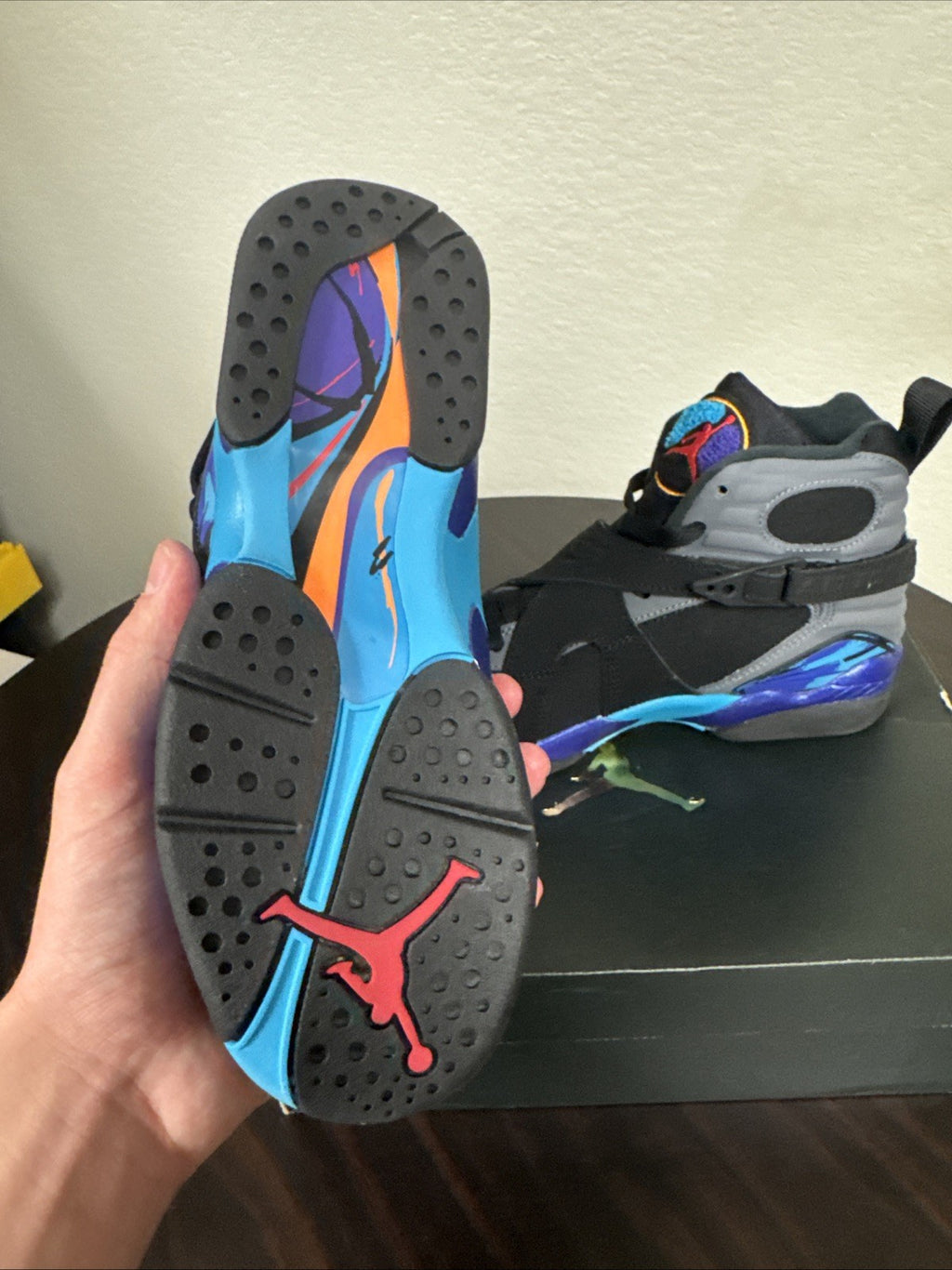 Size 5Y - Jordan 8 Retro Aqua 2015