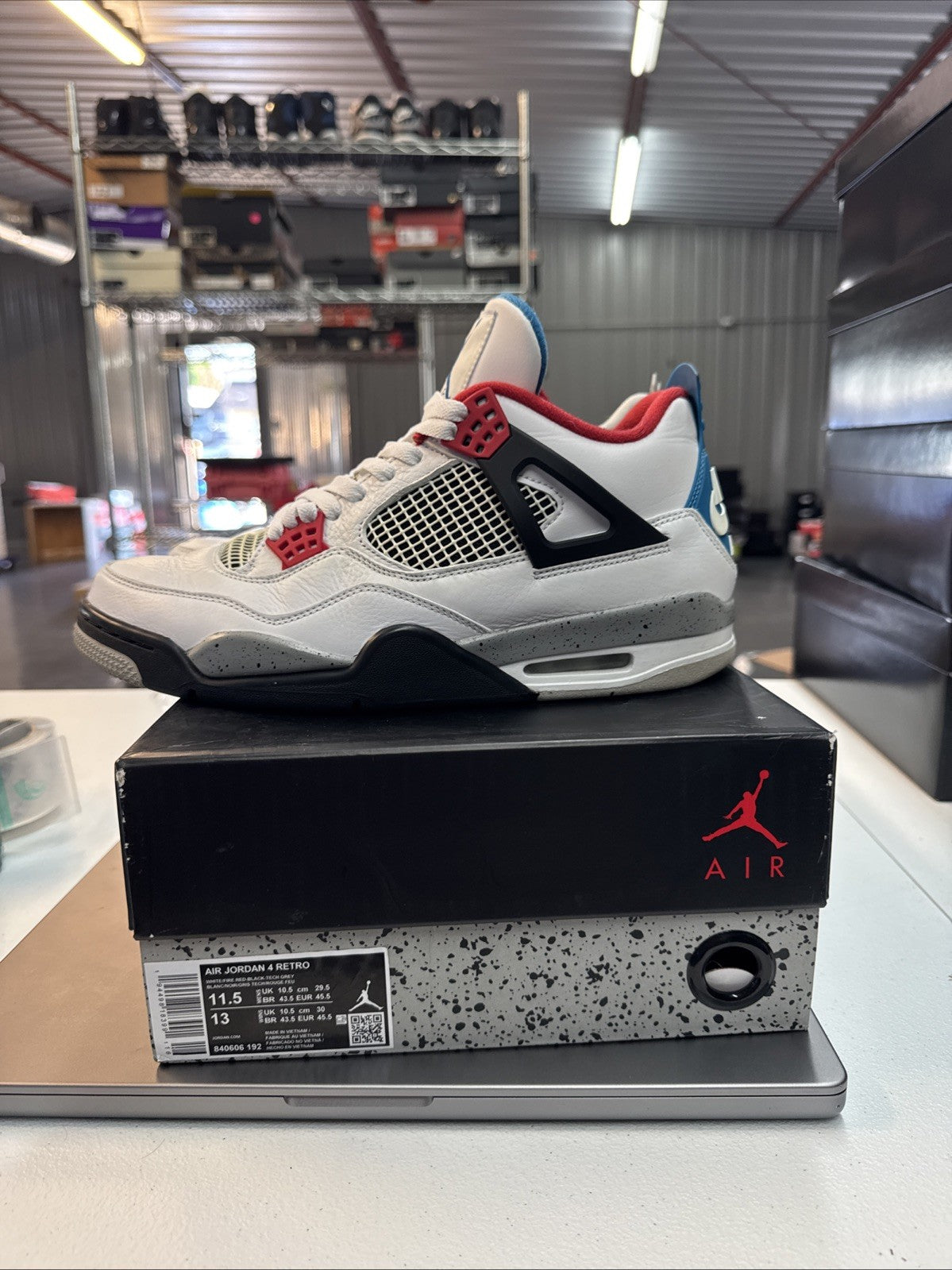 Size 11.5 - Jordan Air Jordan 4 Retro SE What The | Replacement Box